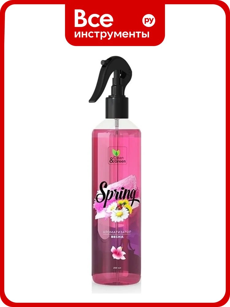 Ароматизатор воздуха Прохим Весна триггер, 250 мл Clean&Green CG8127