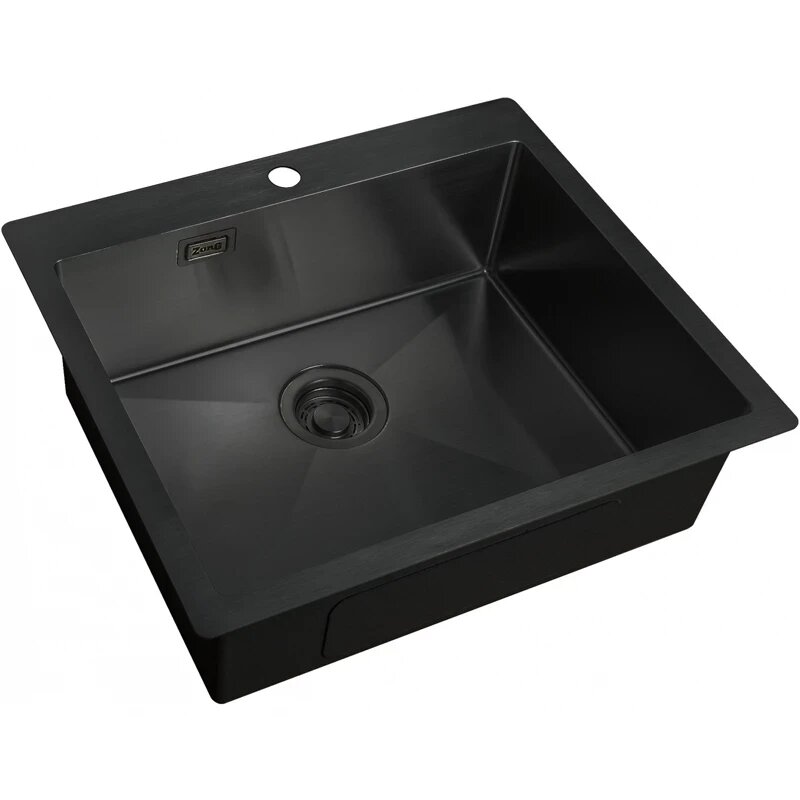 Мойка для кухни ZorG Light Grafit ZL R 590510 GRAFIT Графит нержавеющая сталь