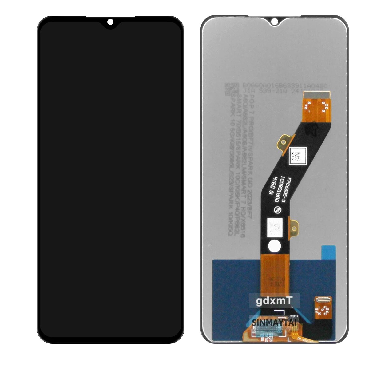 Экран для Tecno Spark 10, ЖК-дисплей KI5q, дигитайзер сенсорного экрана в сборе для Spark 10C, запасные части для экрана