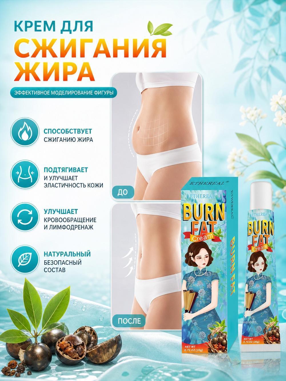 Антицеллюлитный крем для коррекции фигуры и увлажнения
