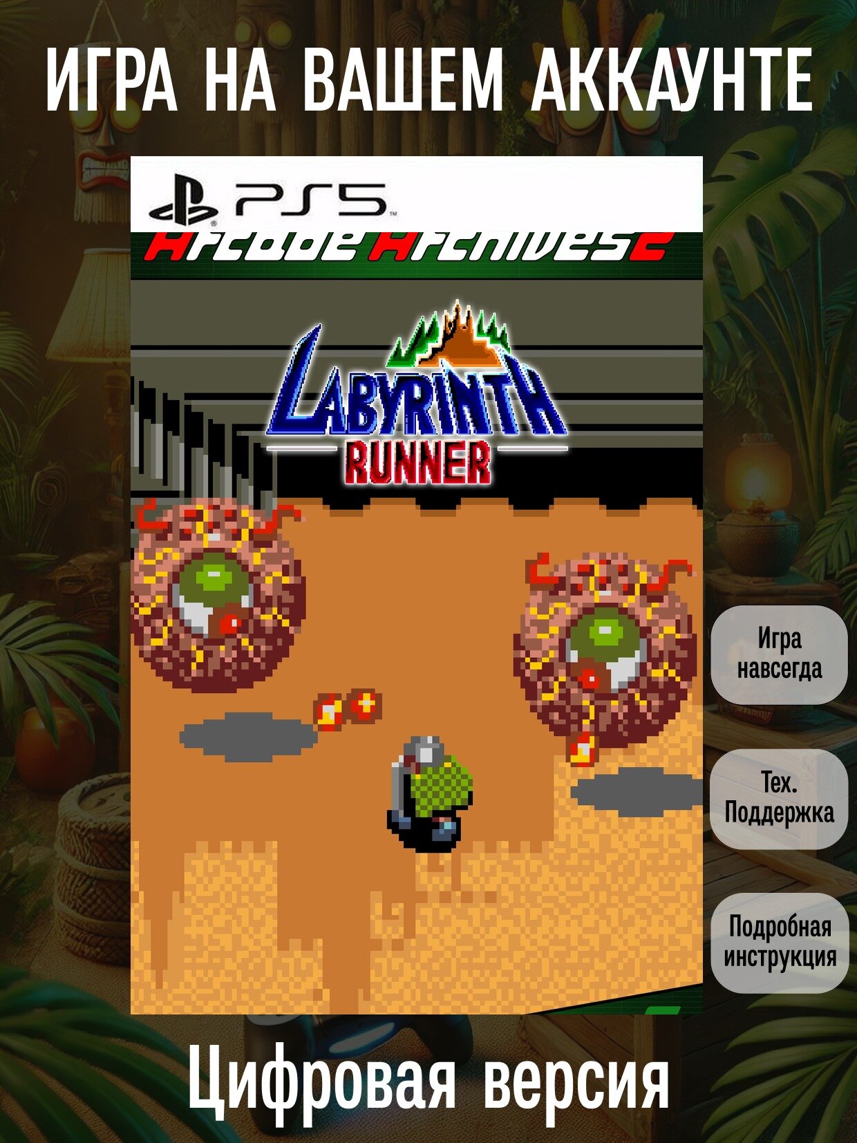 Arcade Archives 2 LABYRINTH RUNNER | PlayStation | английский язык | Боевики