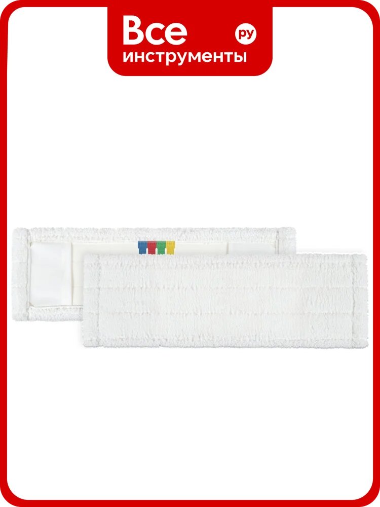 Плоский Моп TTS микрофибра, 40х13 см, с карманами 0000C110W