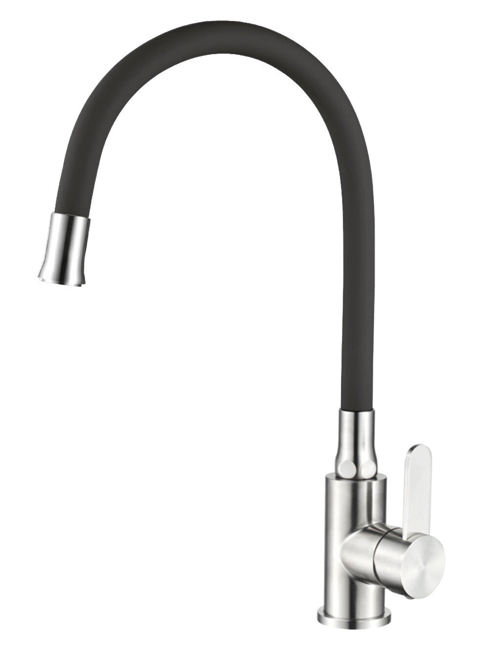 Смеситель для кухни с гибким изливом шлангом Ledeme L74004-2