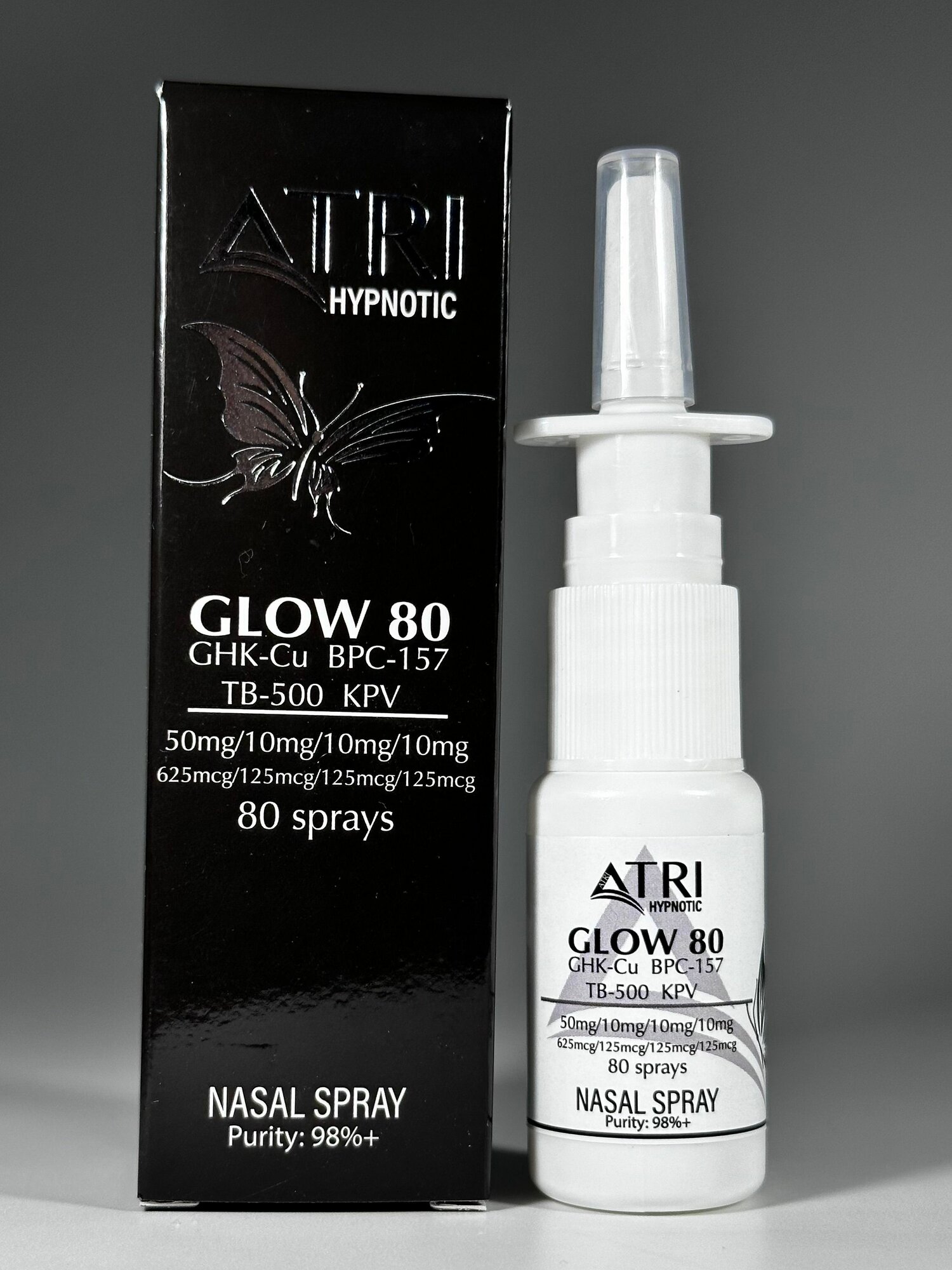 Косметический спрей ATRI GLOW 80 с комплексом пептидных компонентов, 10 мл