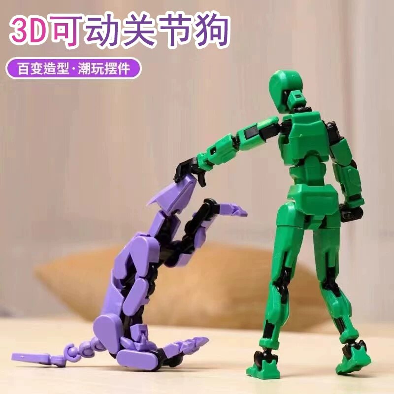 3D кукла-манекен для творчества DIY, 13 суставов, полностью декомпрессионная, игрушка для рисования и росписи