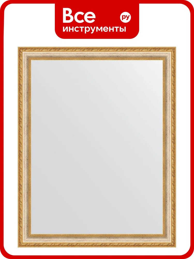 Зеркало EVOFORM в багетной раме - версаль кракелюр 64 mm (75x95 cm) 3269