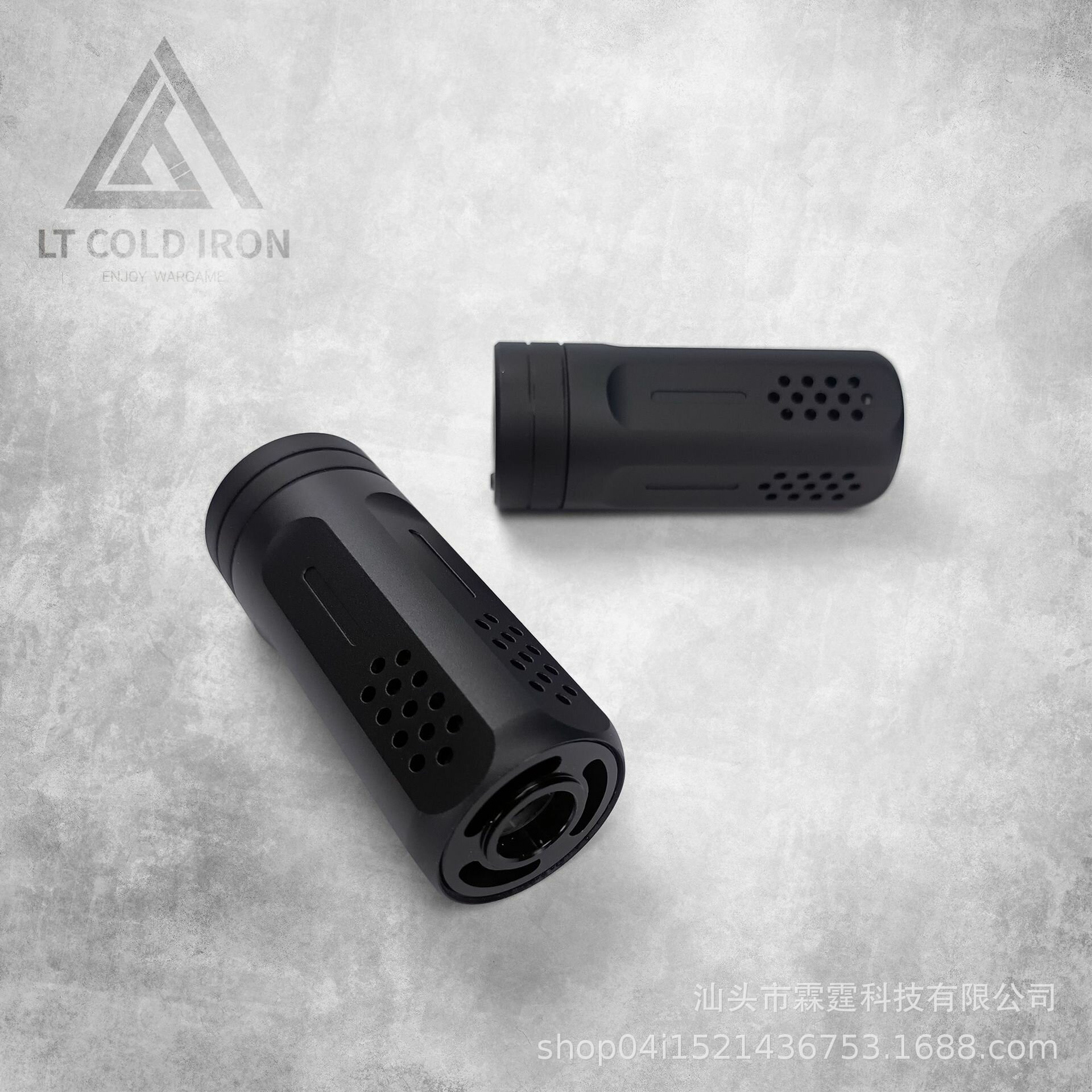 SI Радужный suppressor Ночное Свечение RGB Игровой Аксессуар Модель Оружия Черный