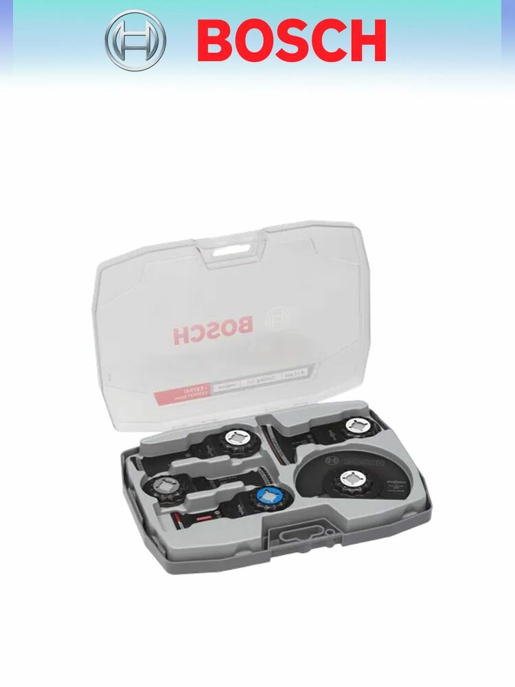 BOSCH 2608669092 Многофункциональный набор инструментов, 5 комплектов для резки различных материалов