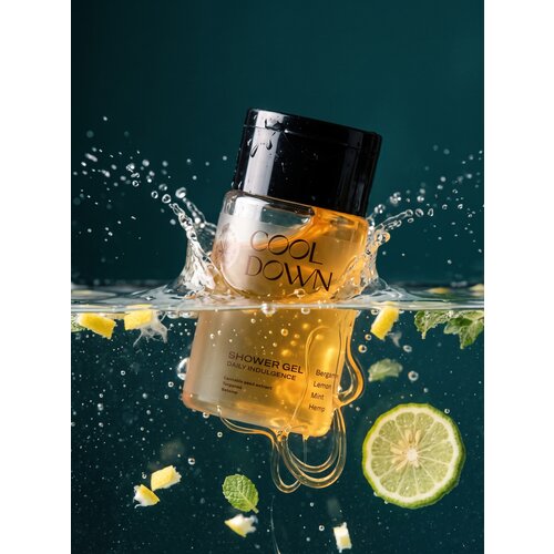 фото Гель для душа дорожный grower cosmetics cool down, миниатюра бессульфатный, 100 мл