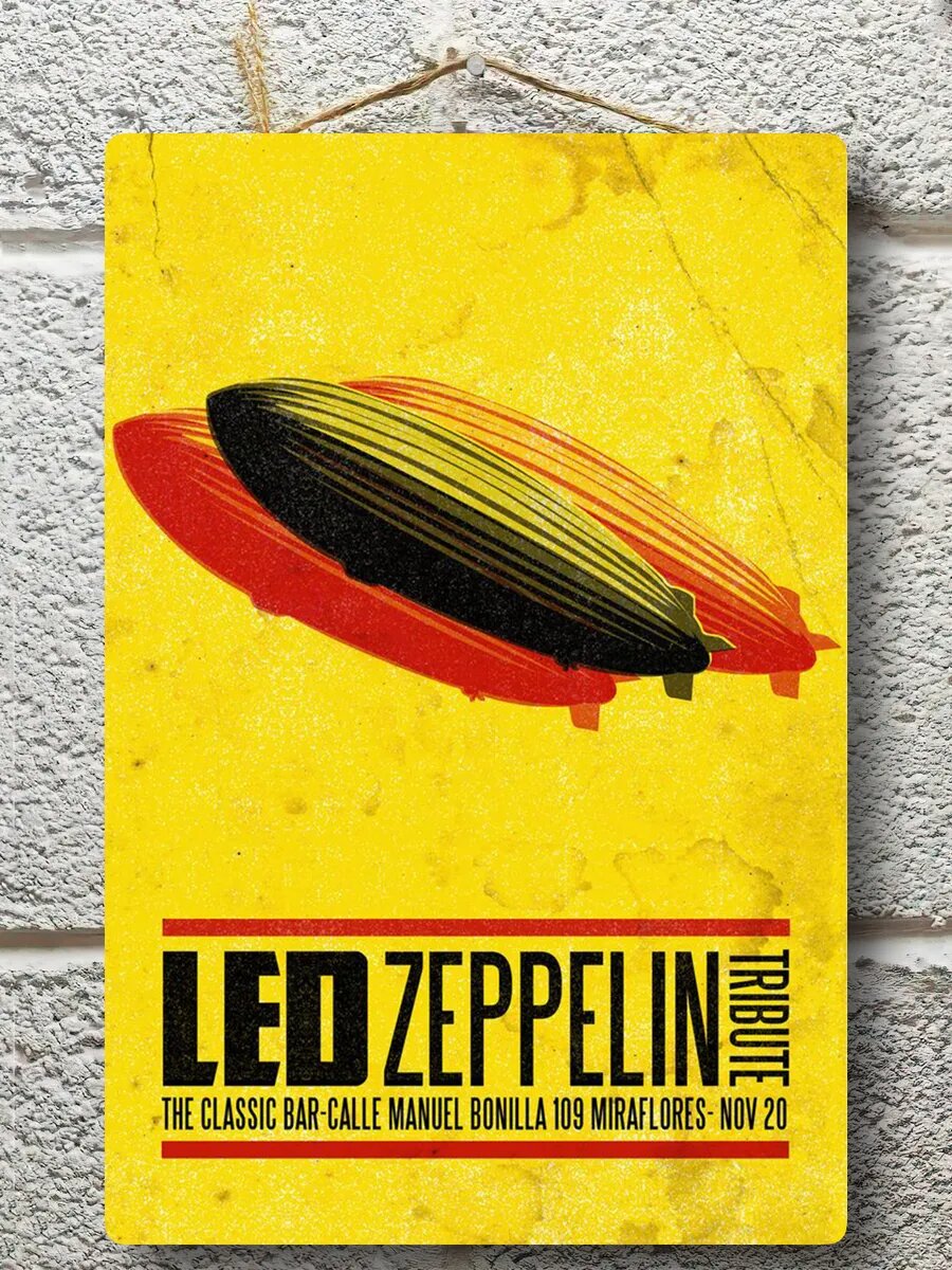 Led Zeppelin постер