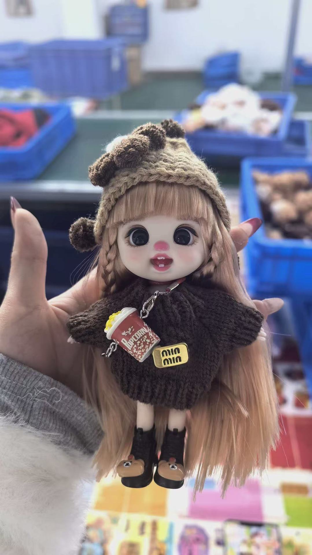 Брелок для телефона Lolifen виниловая кукла в одежде украшение для девушки какао
