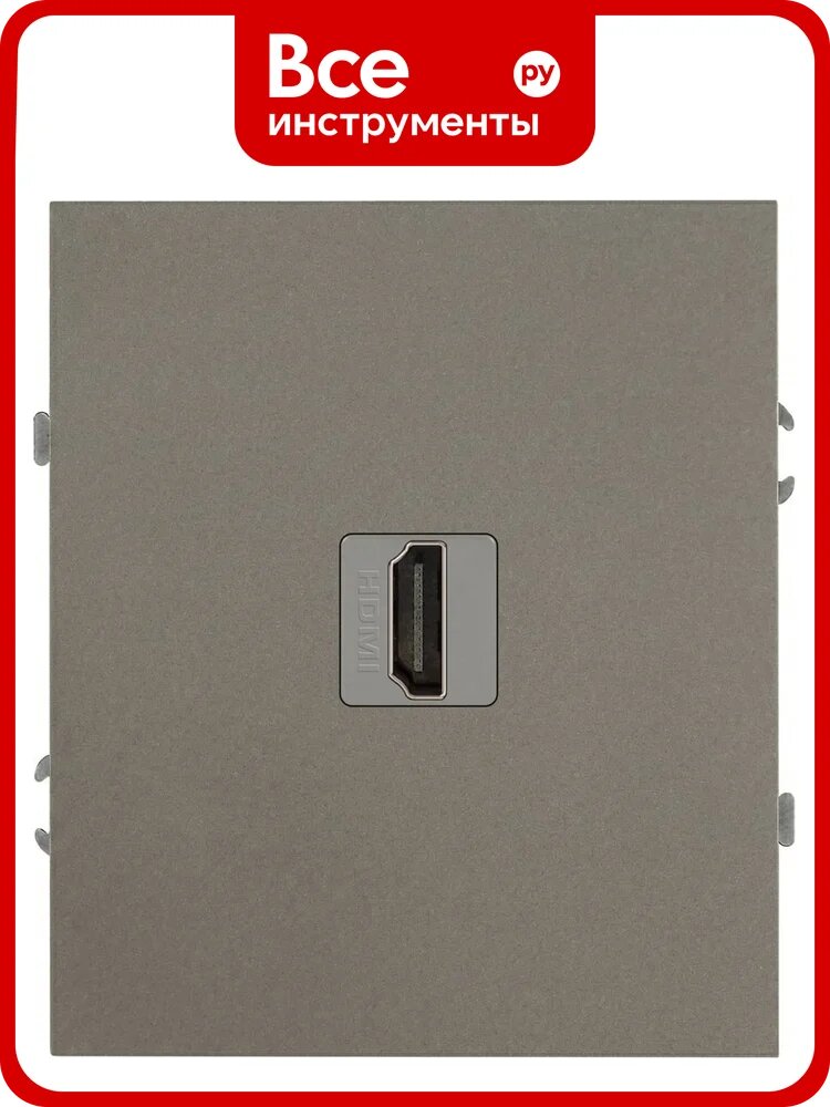 Розетка ЭРА Arktik 16-3114-07 HDMI титан Б0070510