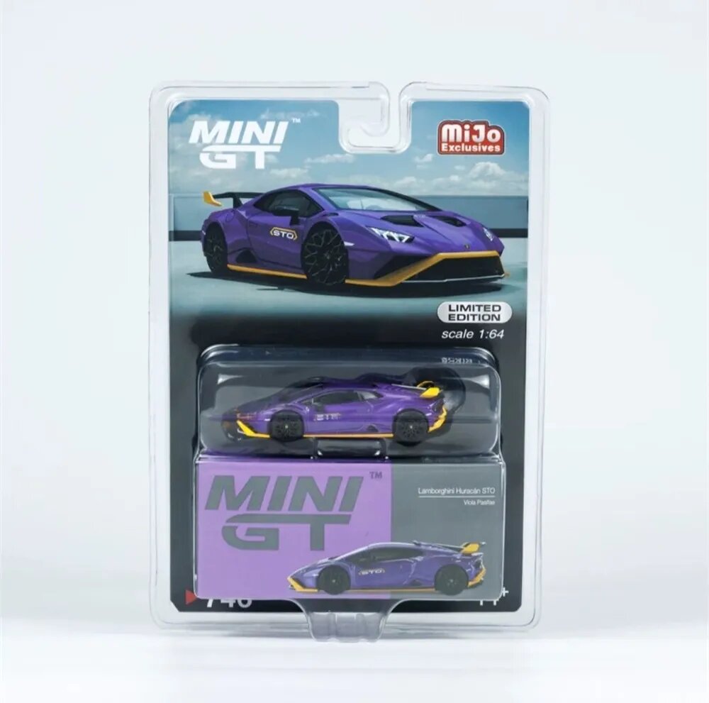 Машинка TSM MINIGT MODEL 1:64 #746 Lamborghini Huracan STO Die-cast Alloy Model Collection Toy Children Gifts