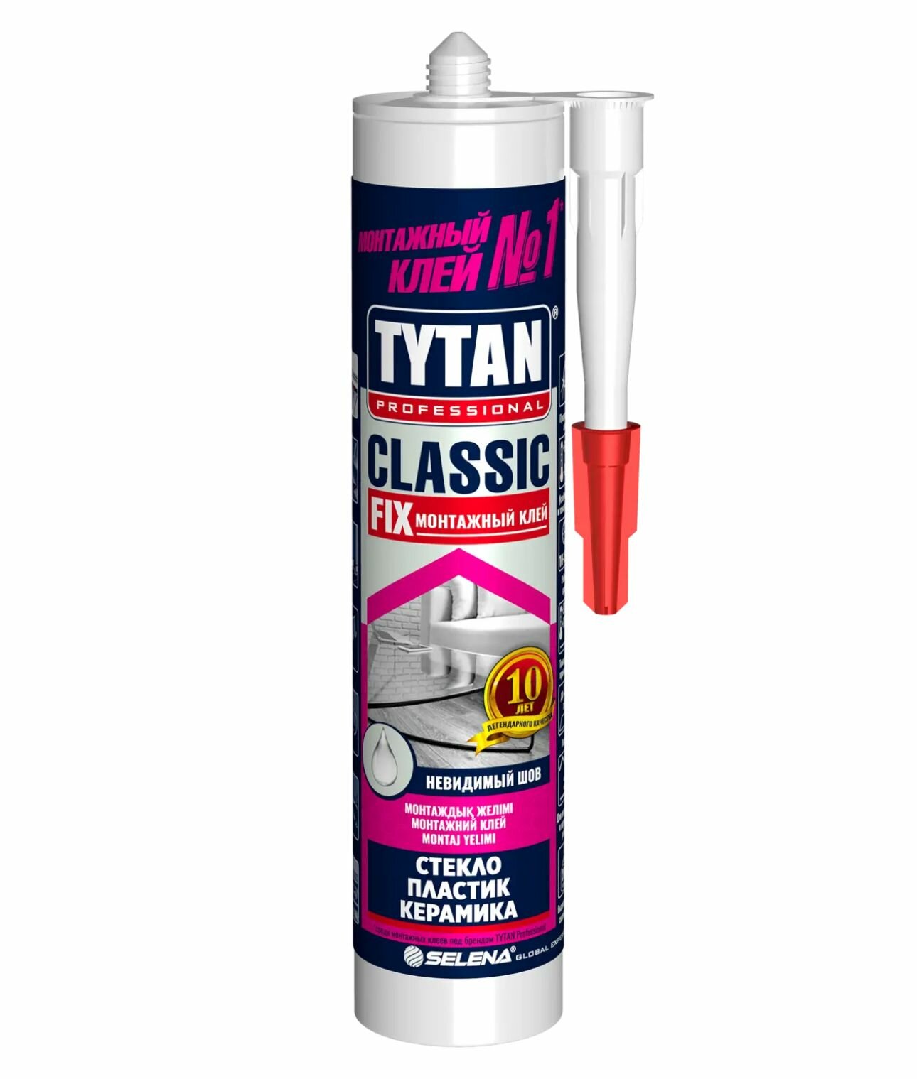 Клей монтажный Tytan Classic Fix 280 мл прозрачный