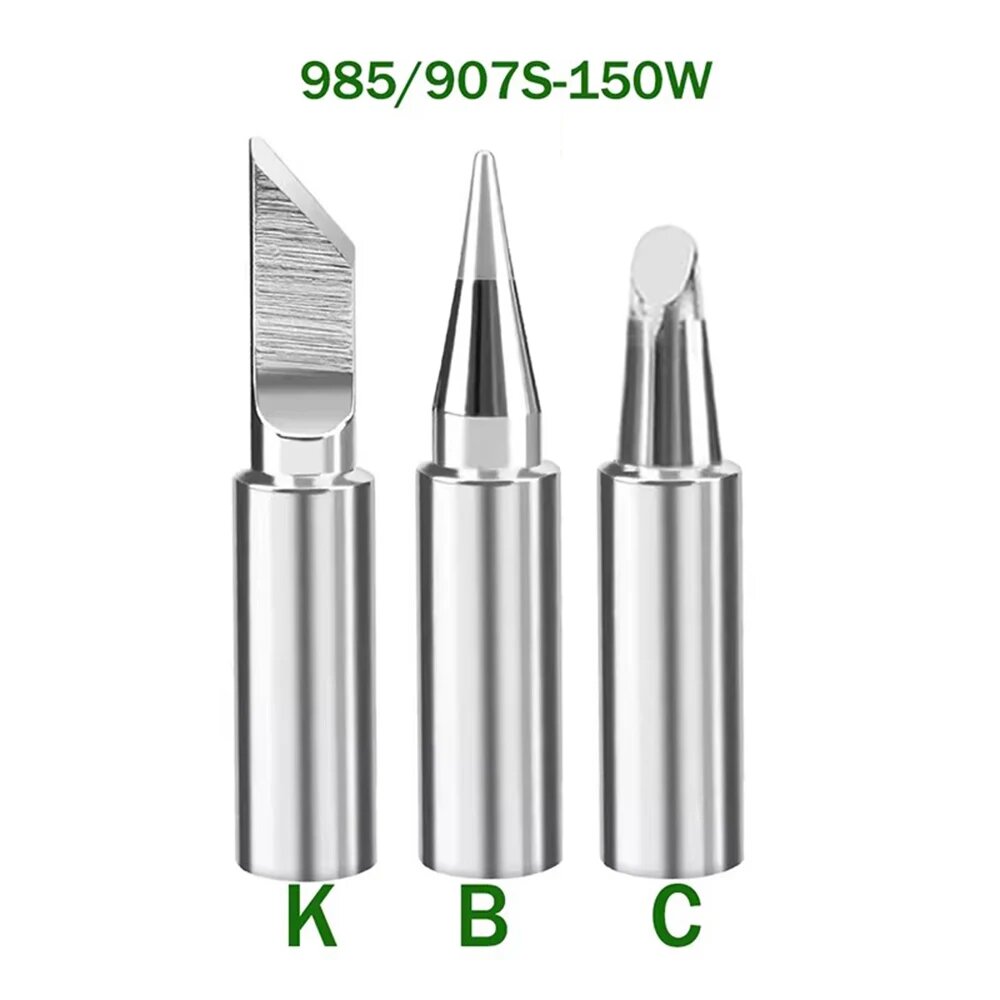 Наконечники для паяльника 985/907S 150W K/B/C, 3шт