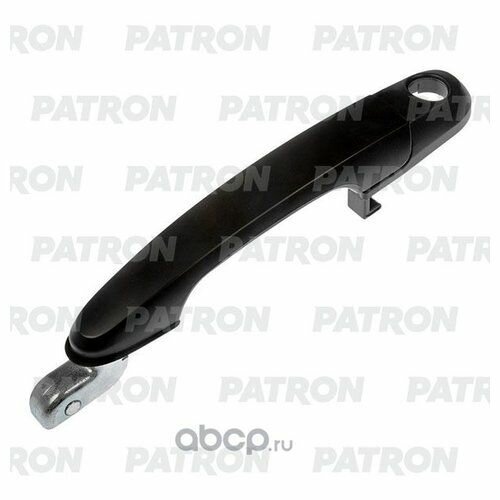 Ручка двери наружная передней правой Hyundai Tucson 05-09 (черный) Patron P200203R
