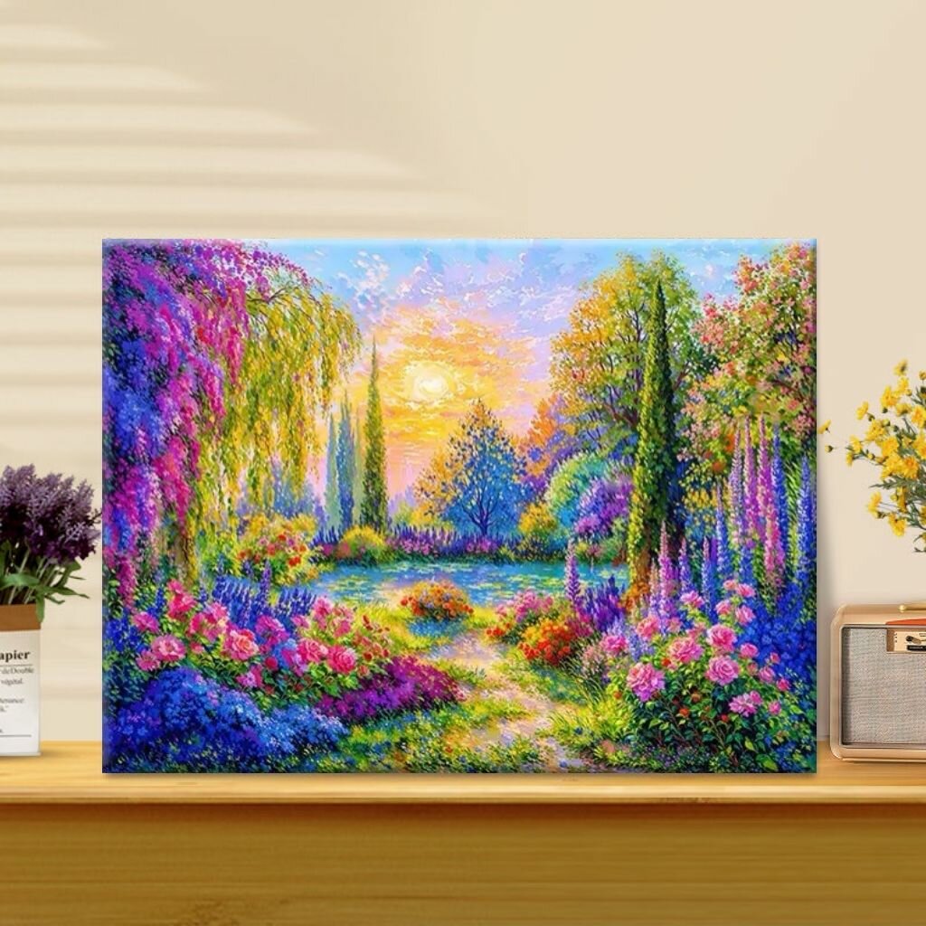 Картина по номерам 50x40 с рамкой, антистресс раскраска для взрослых