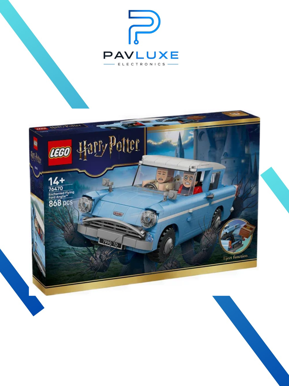 Конструктор LEGO Harry Potter™ 76470 Заколдованный летающий Ford Anglia, 868 дет.
