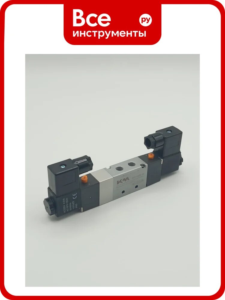 Пневмораспределитель Контактная Механика 5/3, G1/8, 220 VAC KRV5322E-06E2
