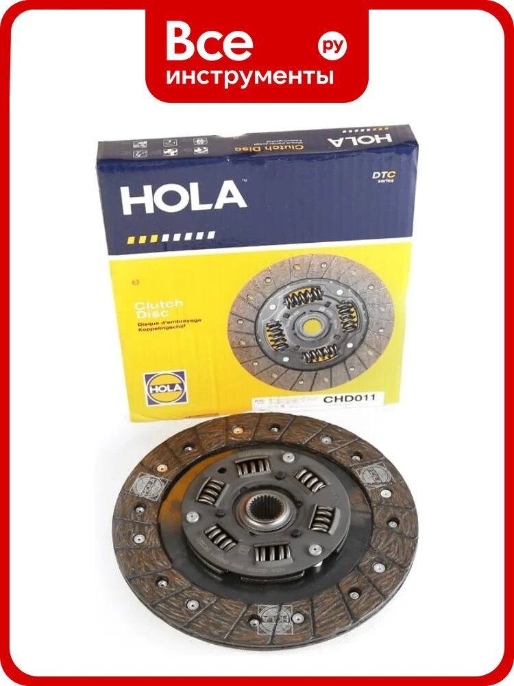 Диск сцепления ведомый для ВАЗ Largus 1.6 8V, КПП JH3 HOLA CHD011