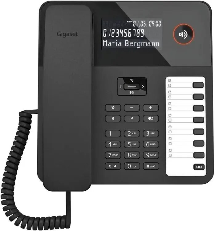 Проводной телефон Gigaset Desk 600, черный S30350-H224-R101