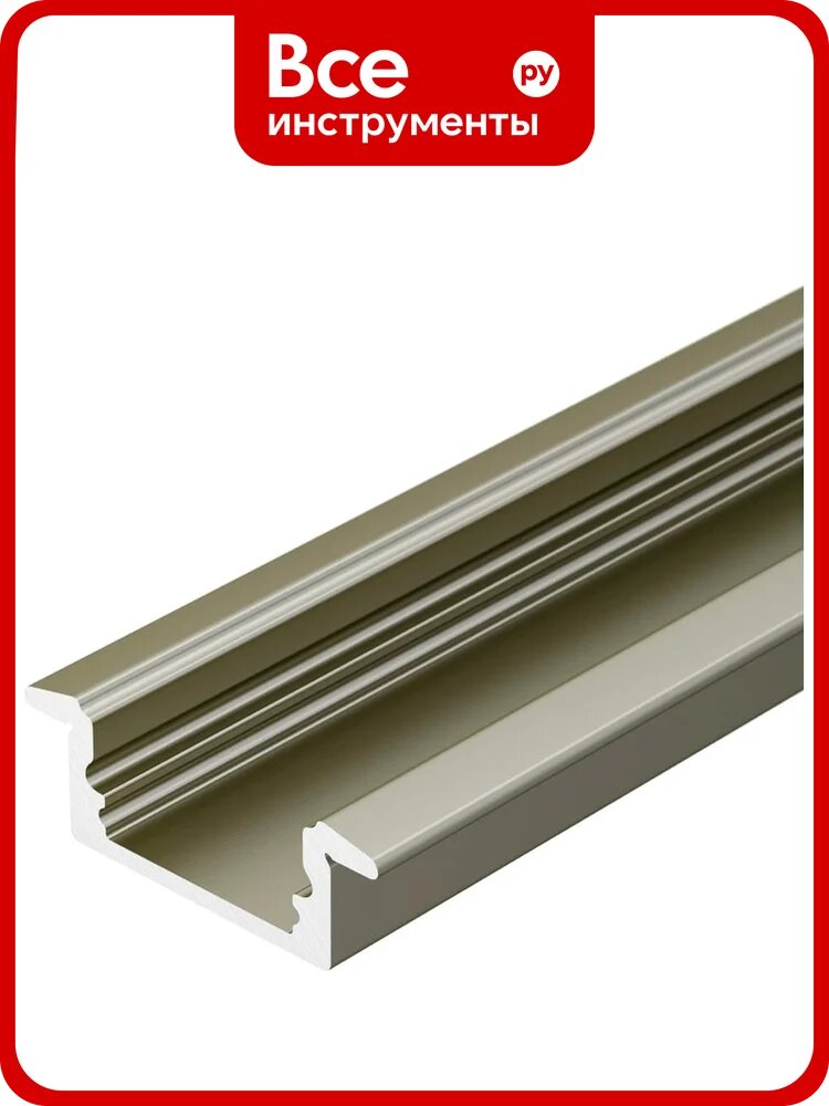 Профиль Arlight LINE-2308-F-2000 ANOD OLIVE GREY 2м 038440