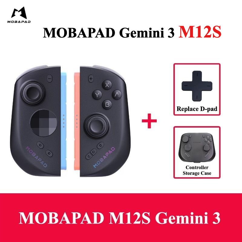 Беспроводной геймпад M12S для Nintendo Switch NS2, Joy-Con TMR Air, No Drift, HD Rumble, NFC