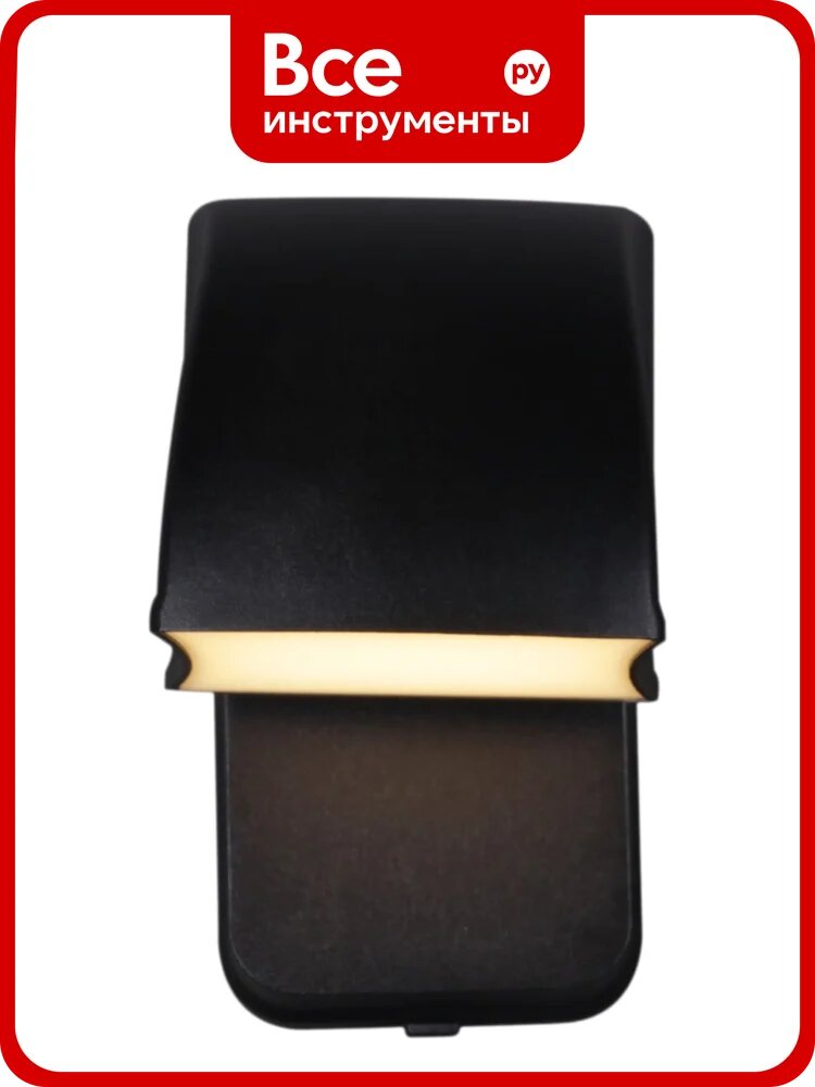 Уличный настенный светодиодный светильник ReLuce 86874-9.2-001JH LED6W BK