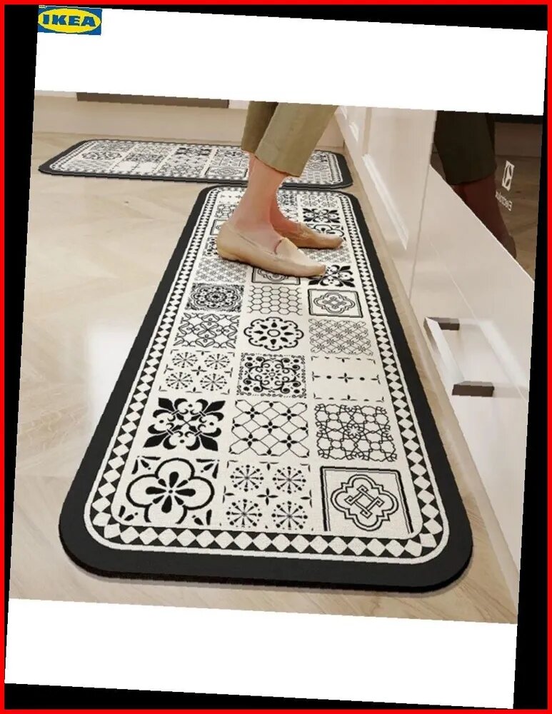 IKEA Коврик для кухни 40x120 см разноцветный