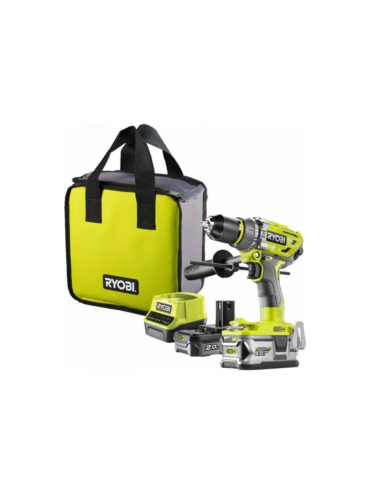 Бесщеточная ударная дрель-шуруповерт Ryobi ONE+ R1