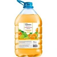 Жидкое мыло Romax «Мандарин и лайм», 5 л, с дозатором, для рук и поверхностей