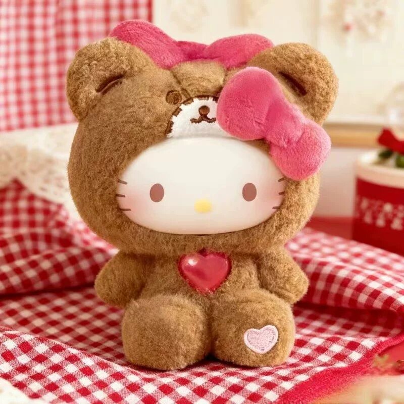 TOPTOY Hello Kitty Тедди Пижама - Цвет Карамель Подтвержденная Упаковка Плюшевая Кукла Подарок