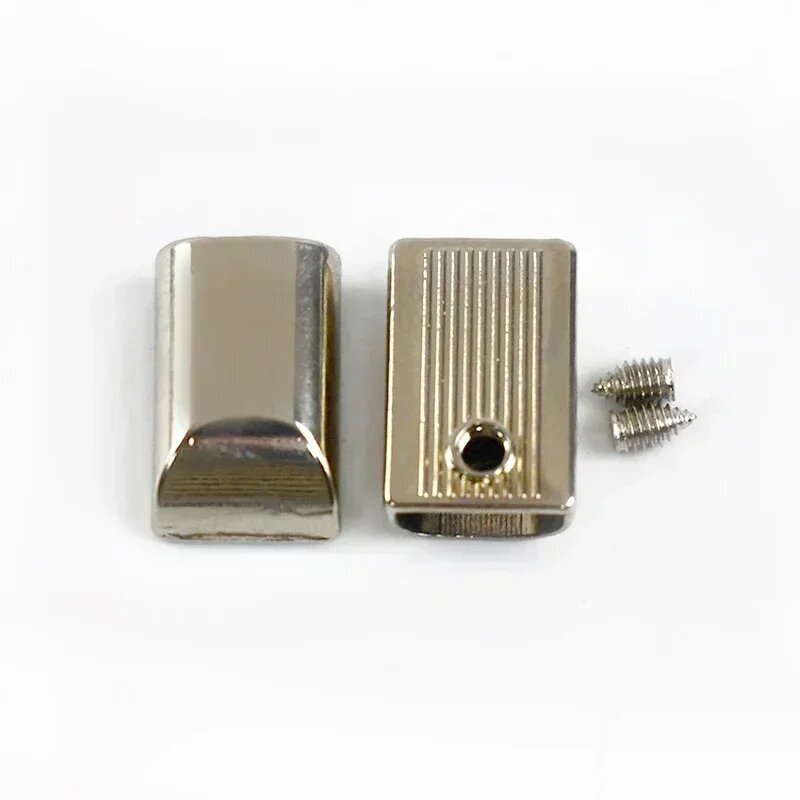 Металлические ограничители для молнии Meetee 20Pcs, H4-3-Silver-9mm