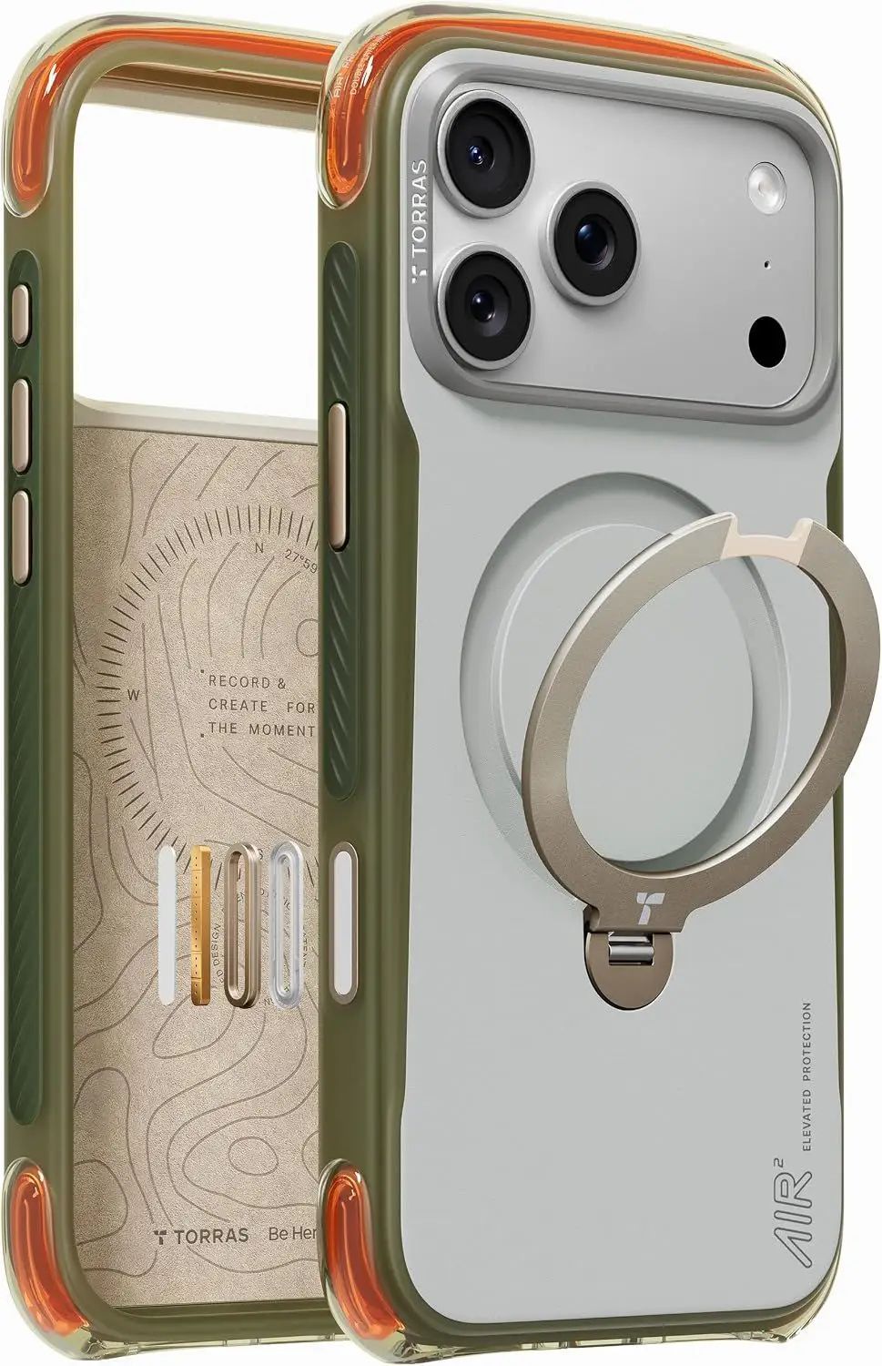Чехол TORRAS Ostand Q3 Air Pro для iPhone 17 Pro Max обеспечивает отличную защиту вашего телефона, просто супер!