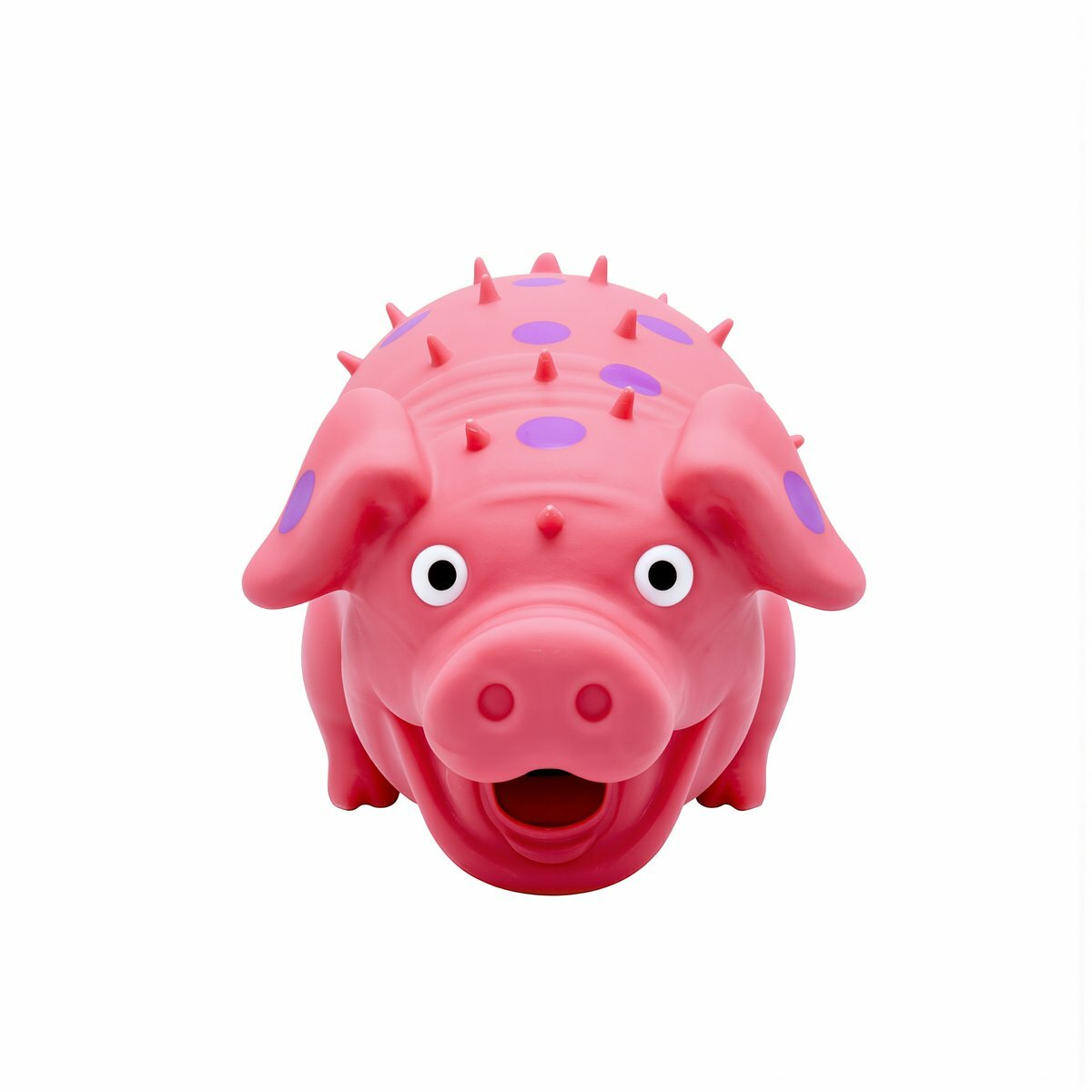 Игрушка для собак из латекса фигура свиньи с шипами и точками для чистки зубов подходит для средних и крупных пород домашних питомцев
