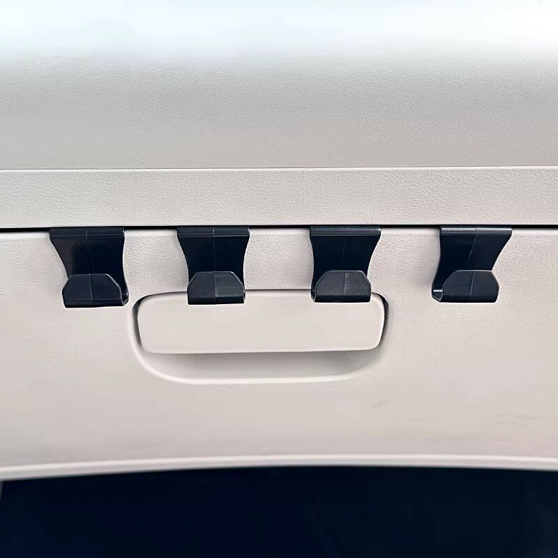 Крючки для перчаточного ящика для Geely Xingyuan 2026, простые черные внутренние органайзеры, 4 шт.