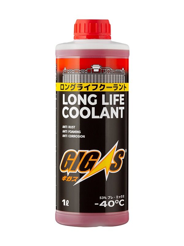 Антифриз GIGAS Long Life Coolant -40 RED, красный, 1л