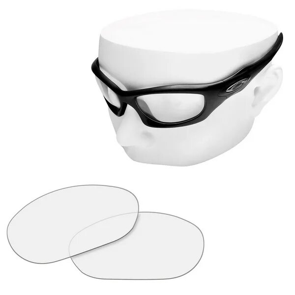 Сменные линзы Oakley Monster Dog, Белый, Clear-Non Polarized