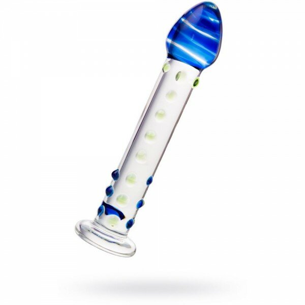 Стеклянный фаллоимитатор с крупной головкой SEXUS GLASS 18 х 2 см 912007