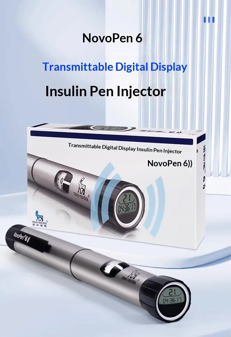 NovoPen 6 Insulin Pen Injector, Color: novo6