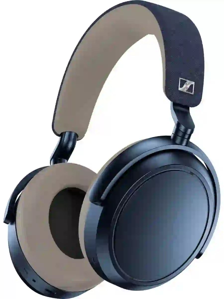 Наушники беспороводные большие Wireless 4 2м синий оголовье