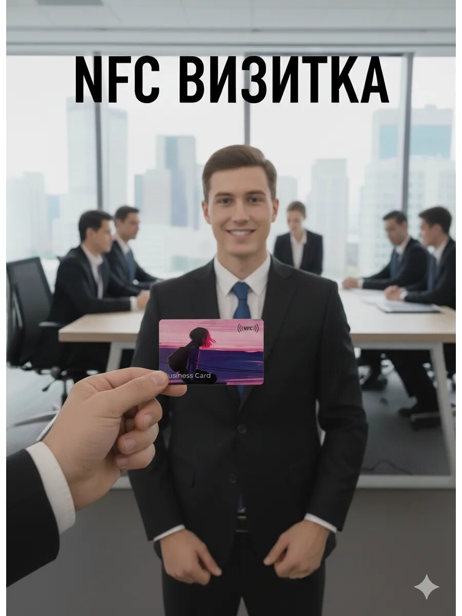 NFC-визитка с обновляемыми контактами для iOS и Android