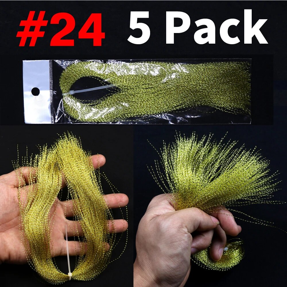 Wifreo Голографическая мишура для нахлыстовых мух 5 packs 24