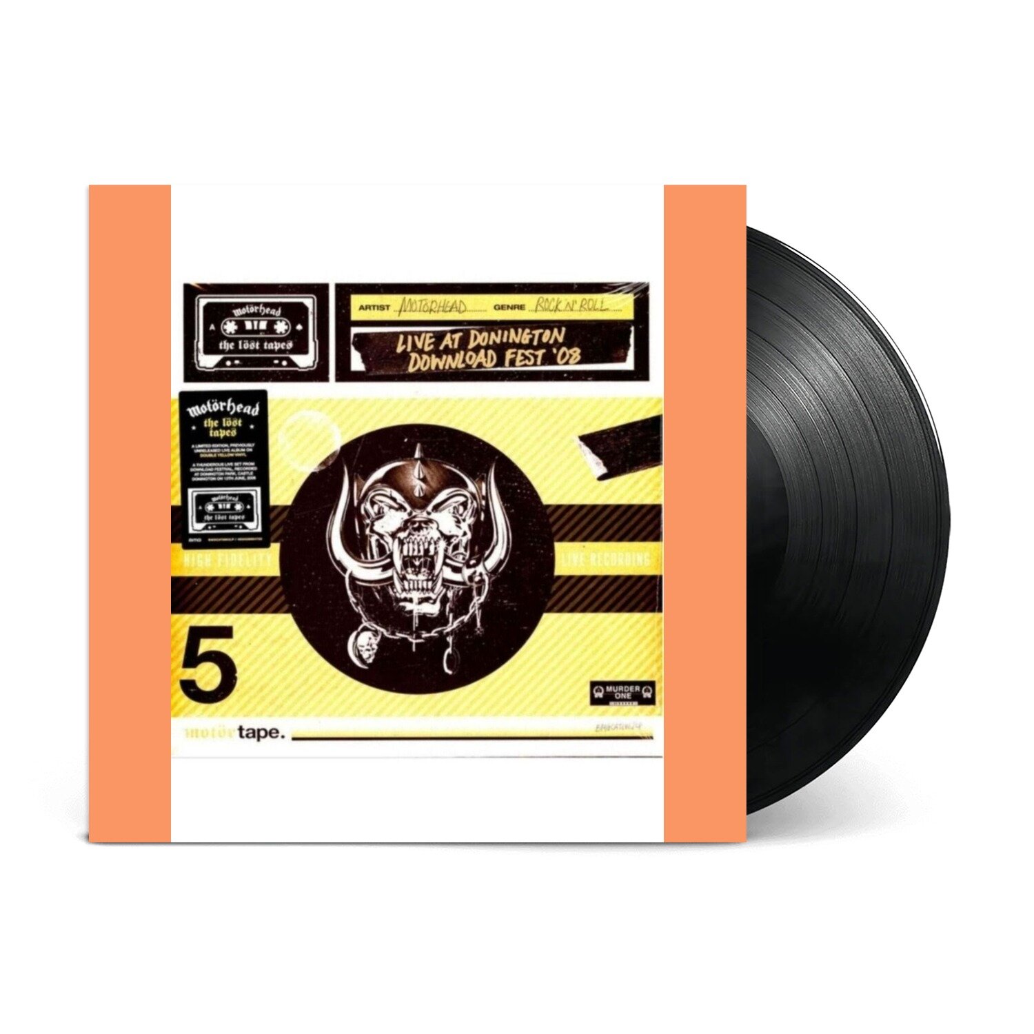 Виниловая пластинка Motorhead - The Lost Tapes Vol 5 (Live At Donington Download Fest '08) 2LP, Clear Yellow Новый, Ori*inal