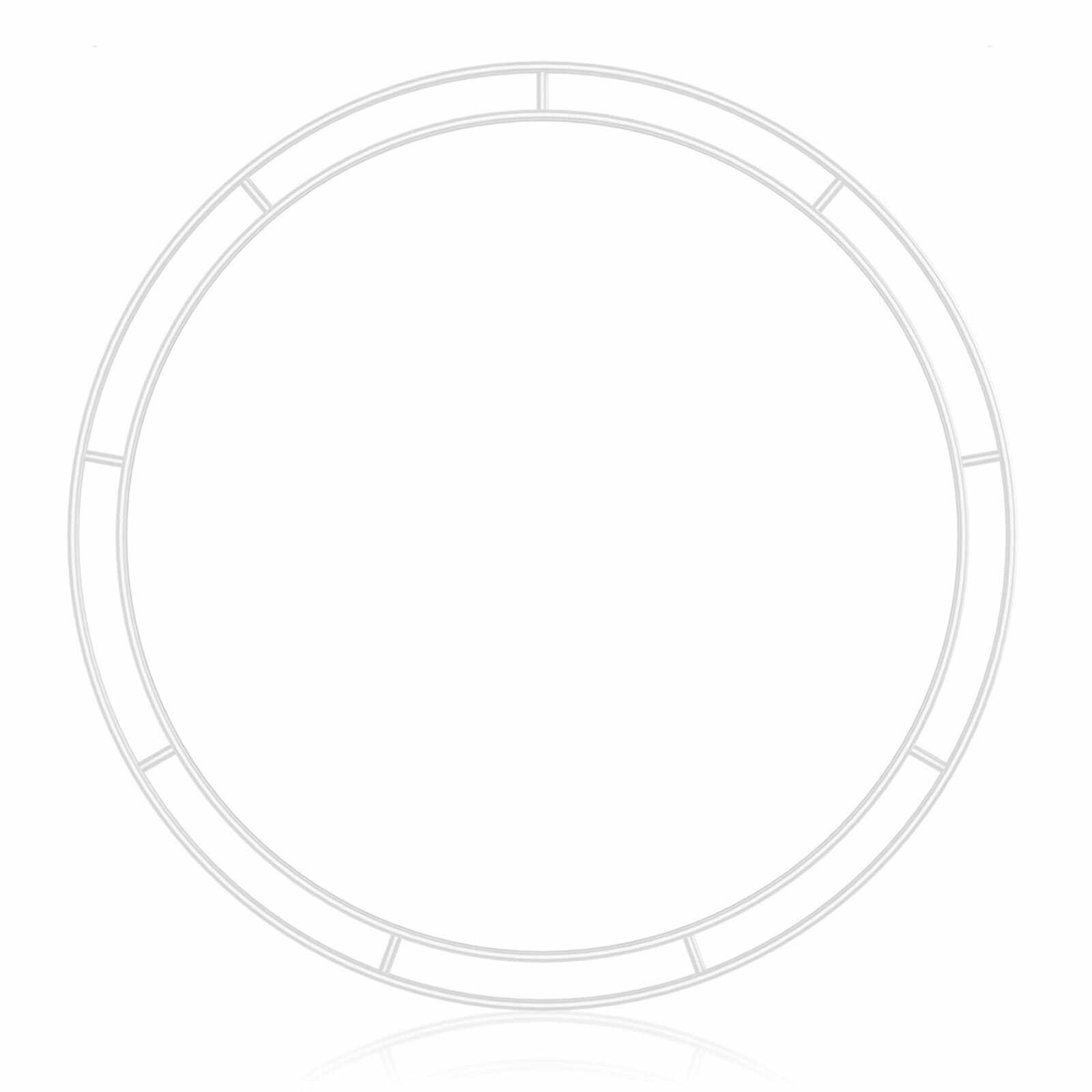 Круглая металлическая основа для венка, белая, каркас для DIY, цветочных проектов, декора дома, праздников и свадеб