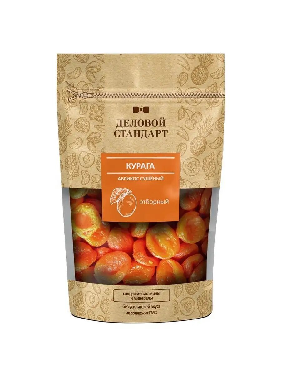 Сухофрукты Деловой Стандарт Курага отборная, 200г