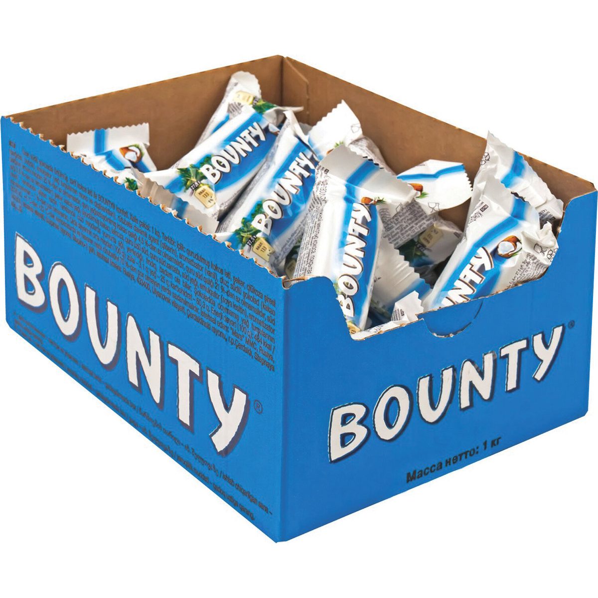 Конфеты шоколадные BOUNTY minis, весовые, 1кг, картонная упаковка (56727), 1шт.