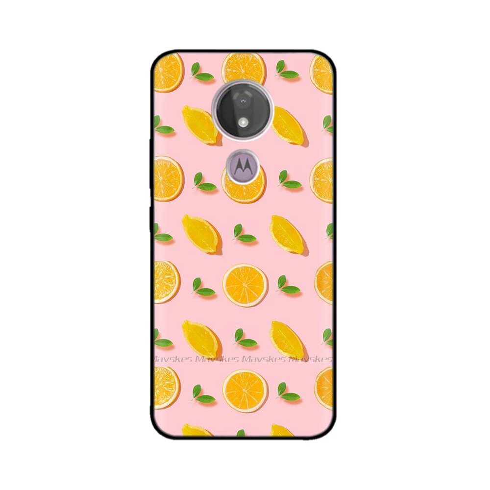 Чехол для телефона Motorola Moto G7 Play, задняя крышка, Оранжевый, 01588, For Moto G7 Plus
