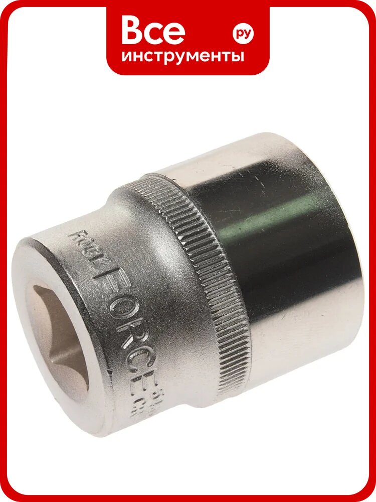 Головка торцевая 6-гранная 27 мм, 1/2", L=43 мм ROCKFORCE RF-54527(11680)