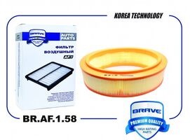 Фильтр Воздушный Renault Logan 8V 04-12, Sandero, Clio Ii, Kangoo Expres 8V (BRAVE BRAF158)